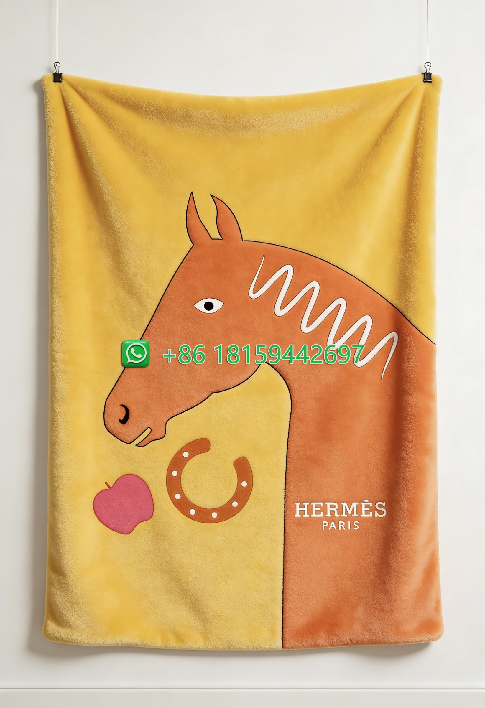 Hermes Throw Blankets